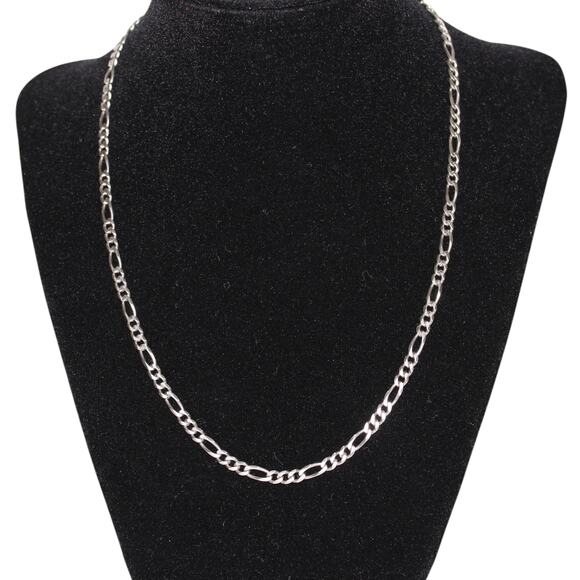 925 Sterling Silver Chain Necklace Made in Italy - Picture 2 of 8